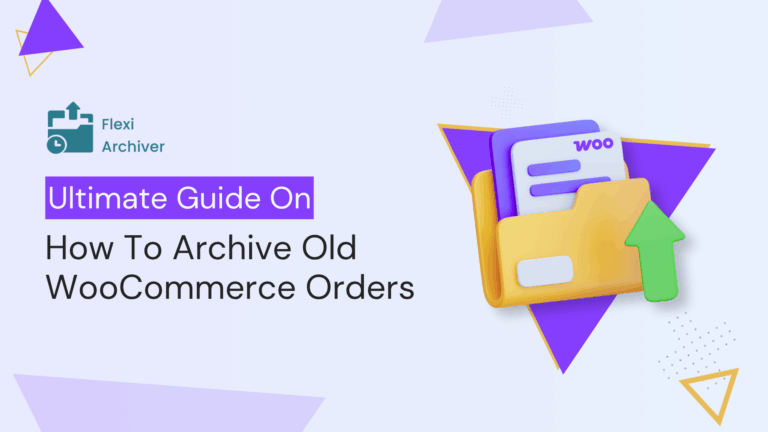 woocommerce archive old orders flexi archiver-1